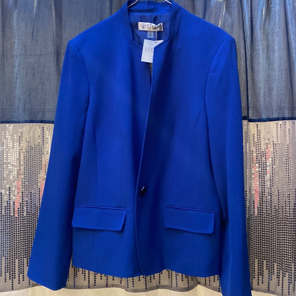 Blue blazer Kasper size 14 executive blazer